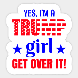 Trump girl Sticker